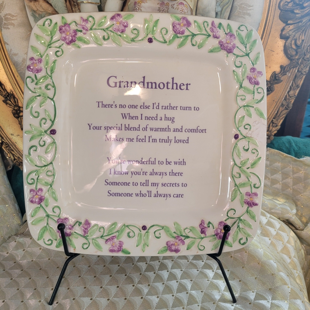Insight Hand Painted Decorative Plate